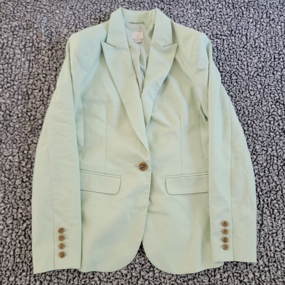 Light green blazer